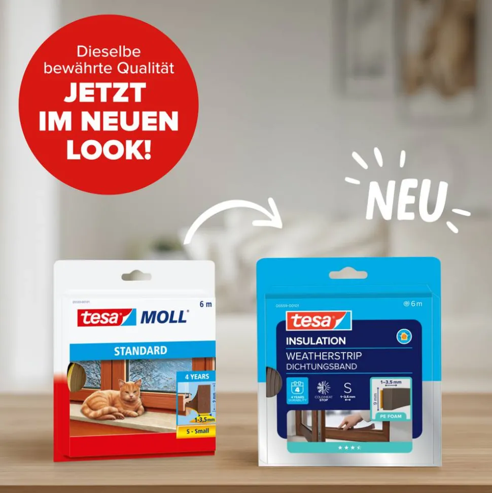 Schaumstoffdichtung Standard 'Insulation' braun 0,4 x 0,9 x 600 cm