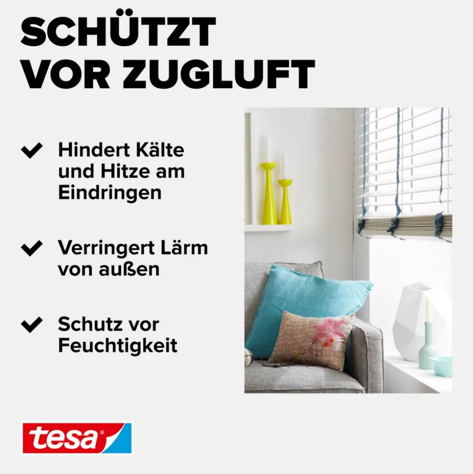 Schaumstoffdichtung Universal 'Insulation' weiß 0,6 x 0,9 x 1000 cm