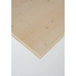 3-Schicht-Ausbauplatte B/C 'plus' Fichte geschliffen 1250 x 625 x 19 mm