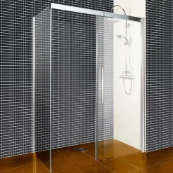 Schiebetür 'Beta' für Seitenwand rechts 120 x 190 cm chrom