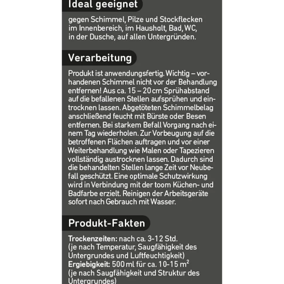 Schimmelentferner 0,5 l