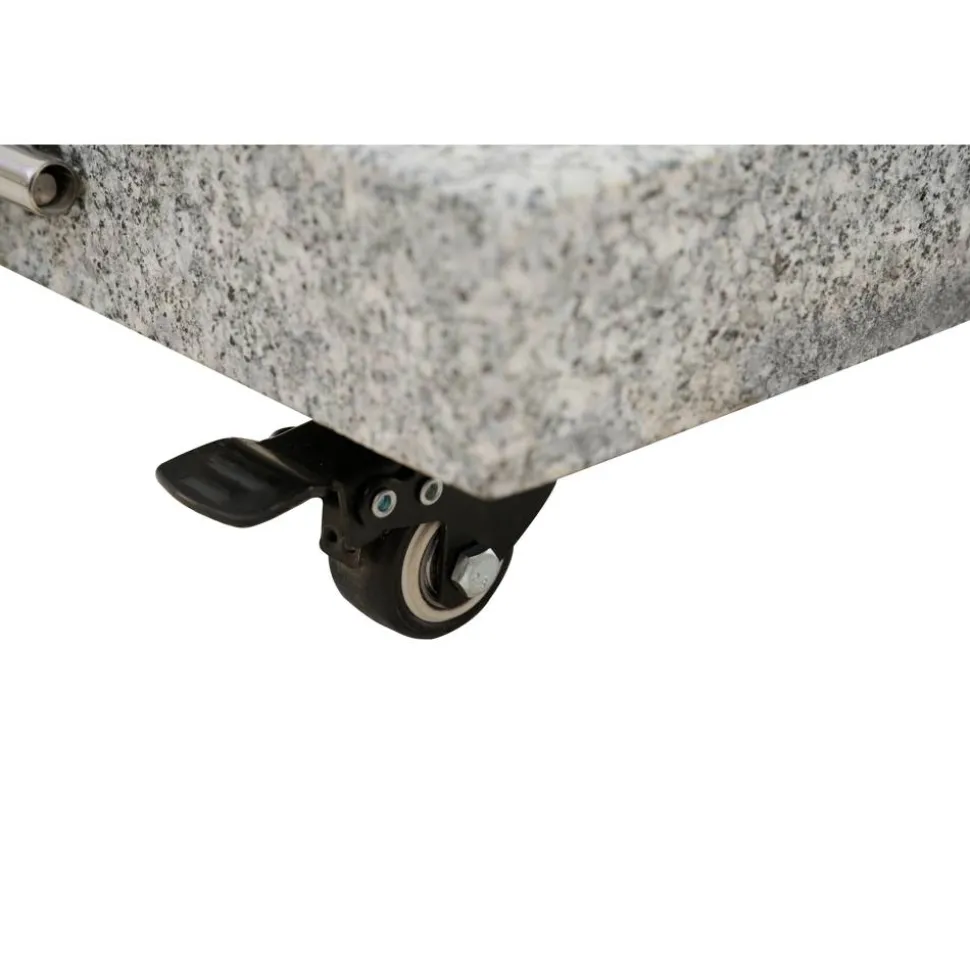 Schirmständer 'Ennio' für Schirmmast mit Ø 25 - 48 mm Granit 45 x 45 x 5,1 cm