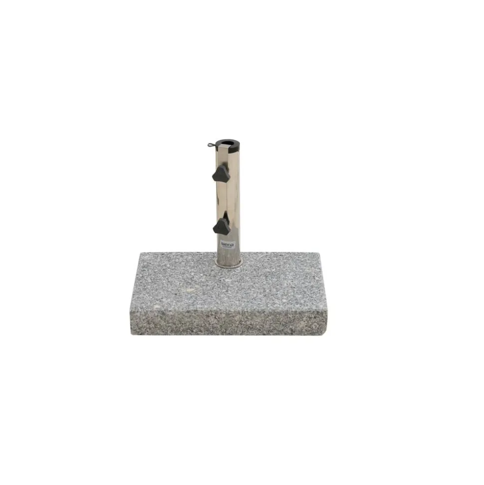 Schirmständer für Schirmmast mit Ø 48 mm Edelstahl 28 x 45 x 7,2 cm