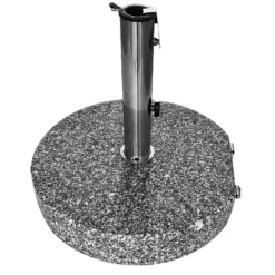 Schirmständer für Schirmmast mit Ø 38 - 48 mm Granit Ø 45 cm