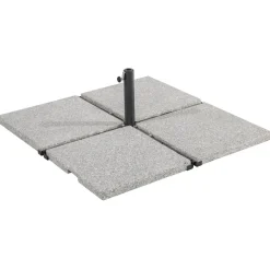 Schirmständer für Schirmmast mit Ø 50 mm Stahl 105 x 105 x 35 cm