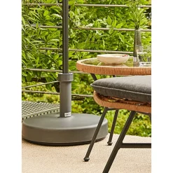 Schirmständer für Schirmmast mit Ø 19 - 54 mm Kunststoff Ø 46 x 34 cm