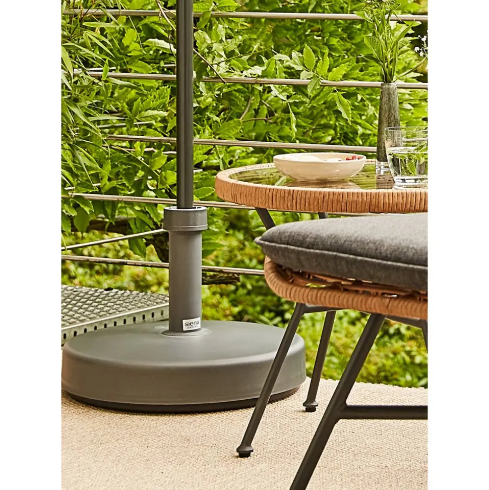 Schirmständer für Schirmmast mit Ø 19 - 54 mm Kunststoff Ø 46 x 34 cm