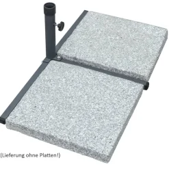 Schirmständer für Schirmmast mit Ø 40 mm Stahl 46,5 x 83 x 28,5 cm
