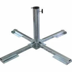 Schirmständer für Schirmmast mit Ø 48 mm Stahl 50,4 x 40,4 x 39 cm
