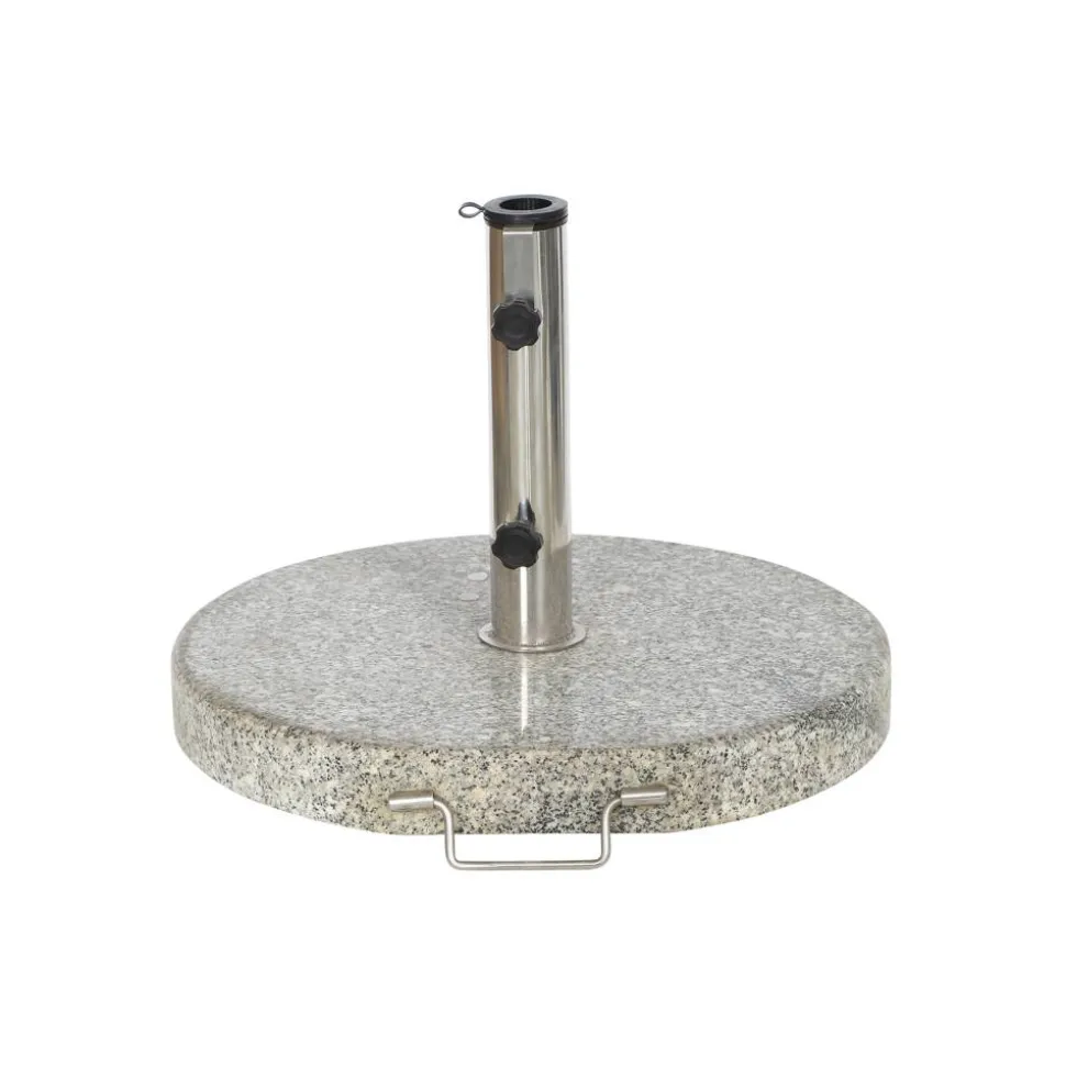 Schirmständer für Schirmmast mit Ø 48 mm Granit Ø 50 x 5,5 cm