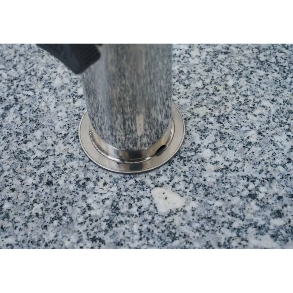 Schirmständer für Schirmmast mit Ø 48 mm Granit Ø 50 x 5,5 cm