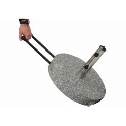 Schirmständer für Schirmmast mit Ø 25 - 48 mm Granit 50 x 50 x 7,5 cm