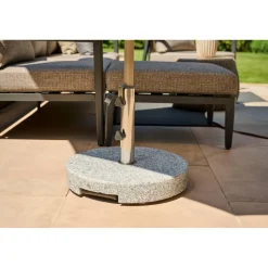 Schirmständer für Schirmmast mit Ø 25 - 48 mm Granit 50 x 50 x 7,5 cm