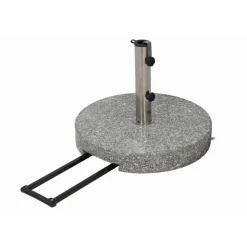 Schirmständer für Schirmmast mit Ø 25 - 48 mm Granit 50 x 50 x 7,5 cm