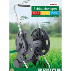 Schlauchwagen anthrazit max. 60 m Schlauchkapazität