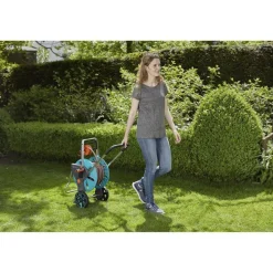 Schlauchwagen-Set 'CleverRoll M Easy' türkis, orange 20 m Schlauchkapazität