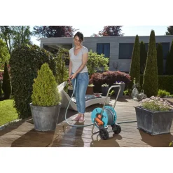 Schlauchwagen-Set 'CleverRoll S' türkis 20 m