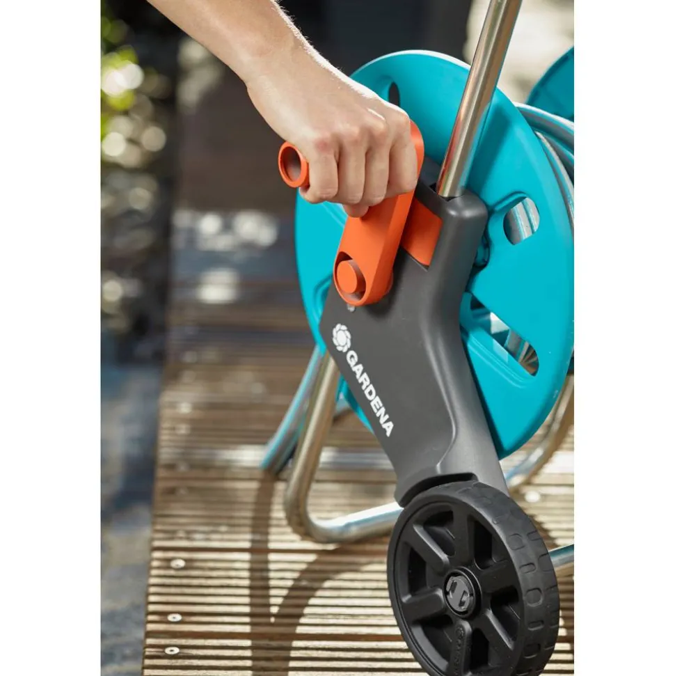 Schlauchwagen-Set 'CleverRoll S' türkis 20 m Schlauchkapazität
