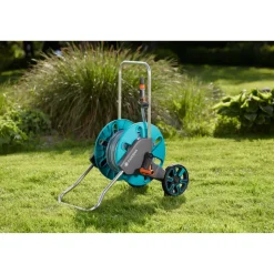 Schlauchwagen-Set 'CleverRoll M' türkis 20 m Schlauchkapazität