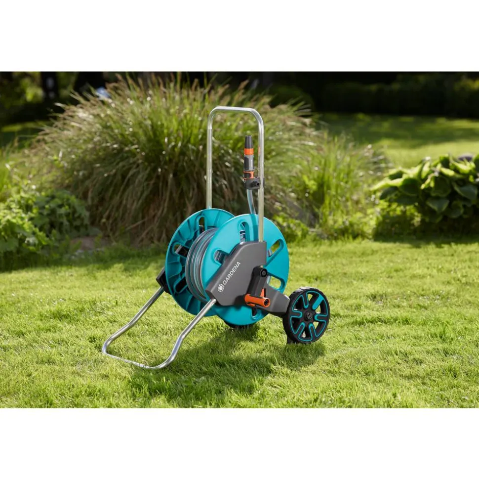 Schlauchwagen-Set 'CleverRoll M' türkis 20 m Schlauchkapazität