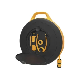 Schlauchwagen-Set 'Waterwheel' gelb/schwarz 15 m