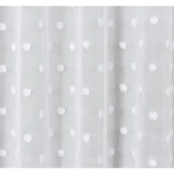 Schlaufenschal 'Dolly' Fluffy Dots weiß 140 x 255 cm