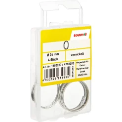 Schlüsselring Ø 2,4 cm 4 Stück