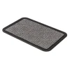 Schmutzfangmatte 'Border Star' silber 40 x 60 cm