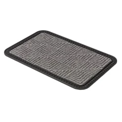 Schmutzfangmatte 'Border Star' silber 40 x 60 cm