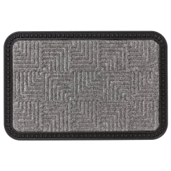 Schmutzfangmatte 'Border Star' silber 40 x 60 cm