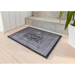 Schmutzfangmatte 'Welcome Home D.016' beton 50 x 70 cm