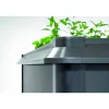 Schneckenschutz dunkelgrau für Hochbeet 2 x 0,5 m