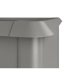 Schneckenschutz quarzgrau für Hochbeet 1,5 x 1 m