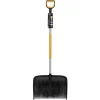 Schneeschieber Aluminium/Polymer/Metall schwarz-orange 53 cm