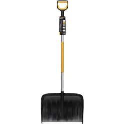 Schneeschieber Aluminium/Polymer/Metall schwarz-orange 53 cm