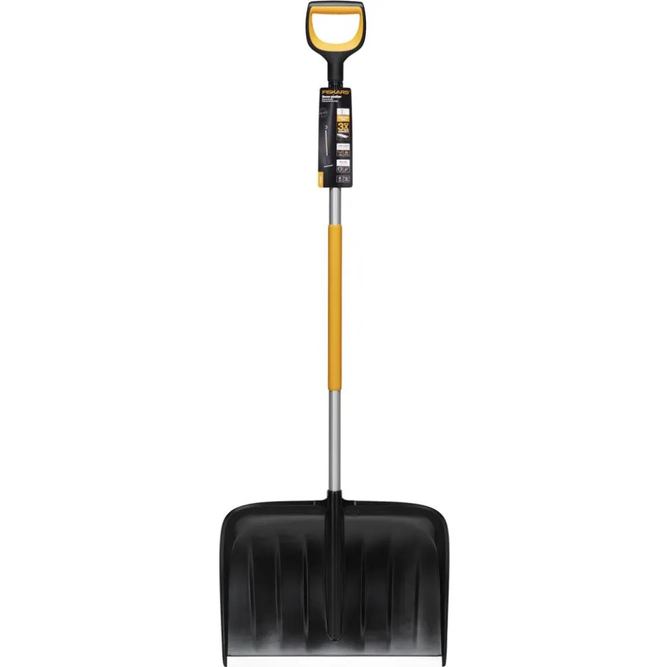 Schneeschieber Aluminium/Polymer/Metall schwarz-orange 53 cm
