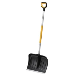 Schneeschieber Aluminium/Polymer/Metall schwarz-orange 53 cm