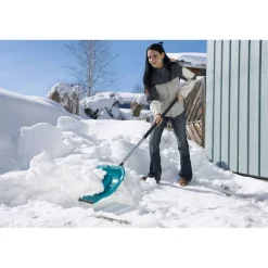 Schneeschieber 'Combisystem' mit Kunststoffkante 40 cm
