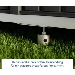 Schraubfundament für Gerätehaus Berry Typ 2, ohne Rahmen