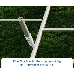 Schraubfundament für Gerätehaus Berry Typ 2, ohne Rahmen