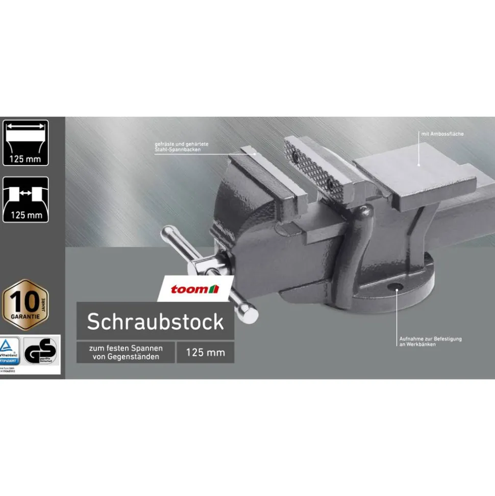 Schraubstock 125 mm