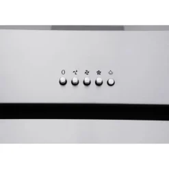 Schräghaube 'CH22020IXB' Edelstahl 60 cm