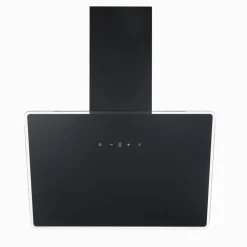 Schräghaube 'CH112060S' Metall/Glas schwarz 50 cm