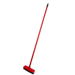 Schrubber mit Metallstiel Kunststoff 120 cm rot