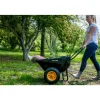 Schubkarre 'Cub Cart' schwarz Stahl / Kunststoff 127 x 71 x 74 198 Liter
