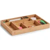 Schubladen-Organizer naturfarben 44,5 x 5 x 32 cm
