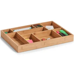Schubladen-Organizer naturfarben 44,5 x 5 x 32 cm