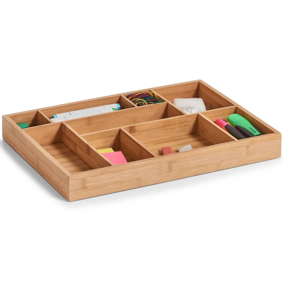 Schubladen-Organizer naturfarben 44,5 x 5 x 32 cm