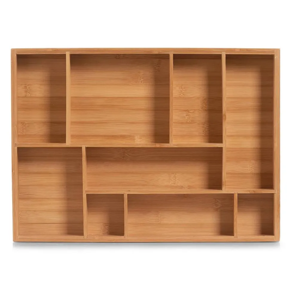 Schubladen-Organizer naturfarben 44,5 x 5 x 32 cm