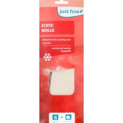 Schuheinlegesohle echte Wolle creme 36/37
